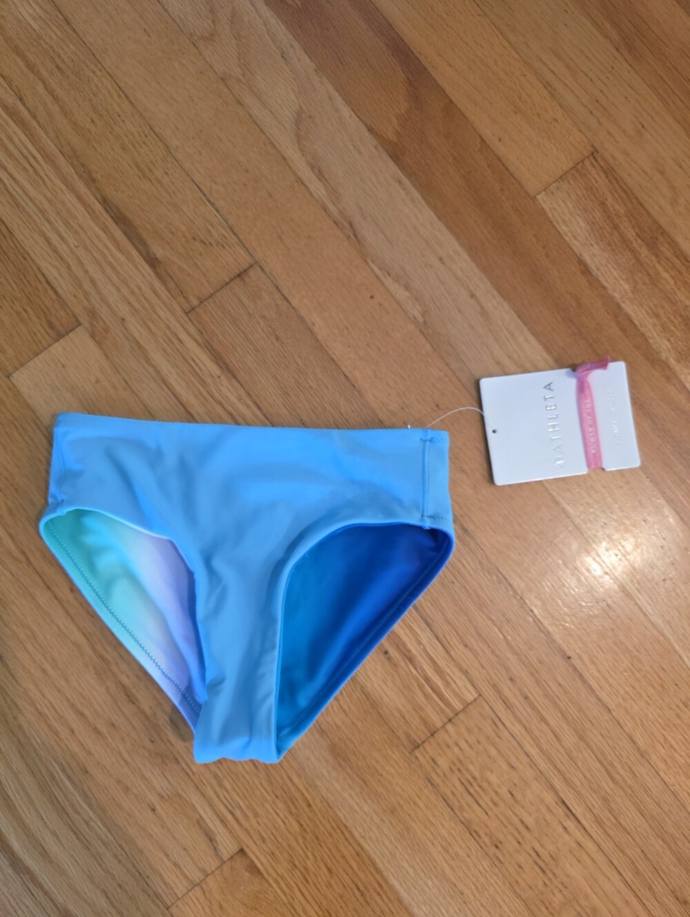 Athleta Girl Reversible Mid Rise Swim Bottoms